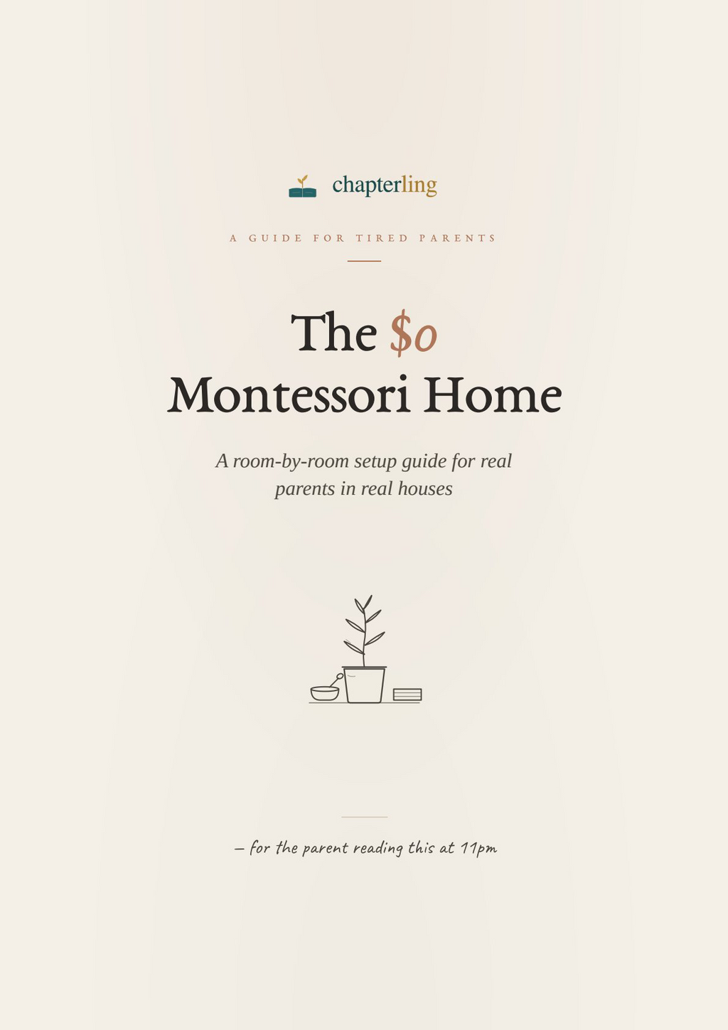The $0 Montessori Home: Room-by-Room Setup Guide for Real Homes (PDF)
