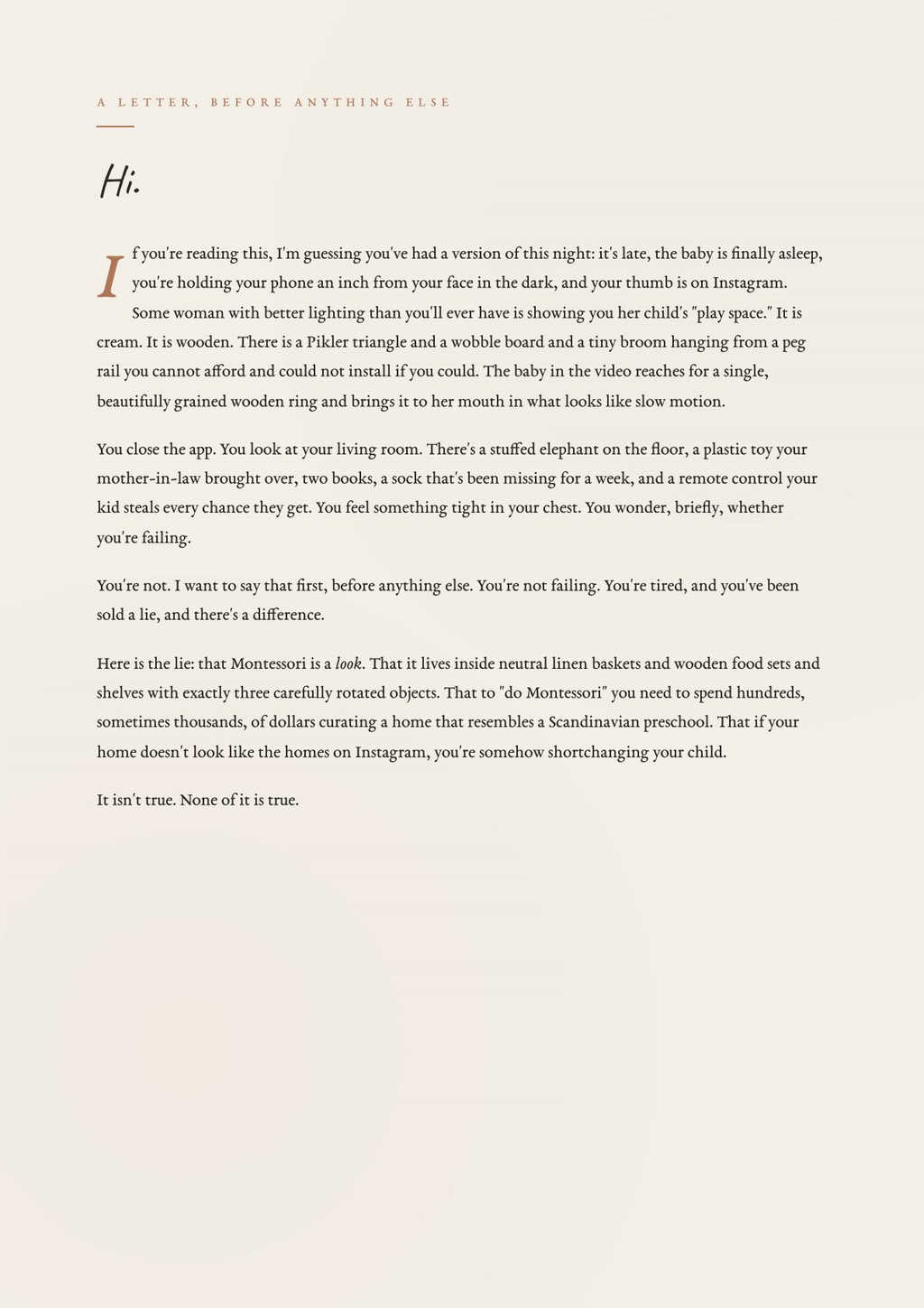 The $0 Montessori Home: Room-by-Room Setup Guide for Real Homes (PDF)