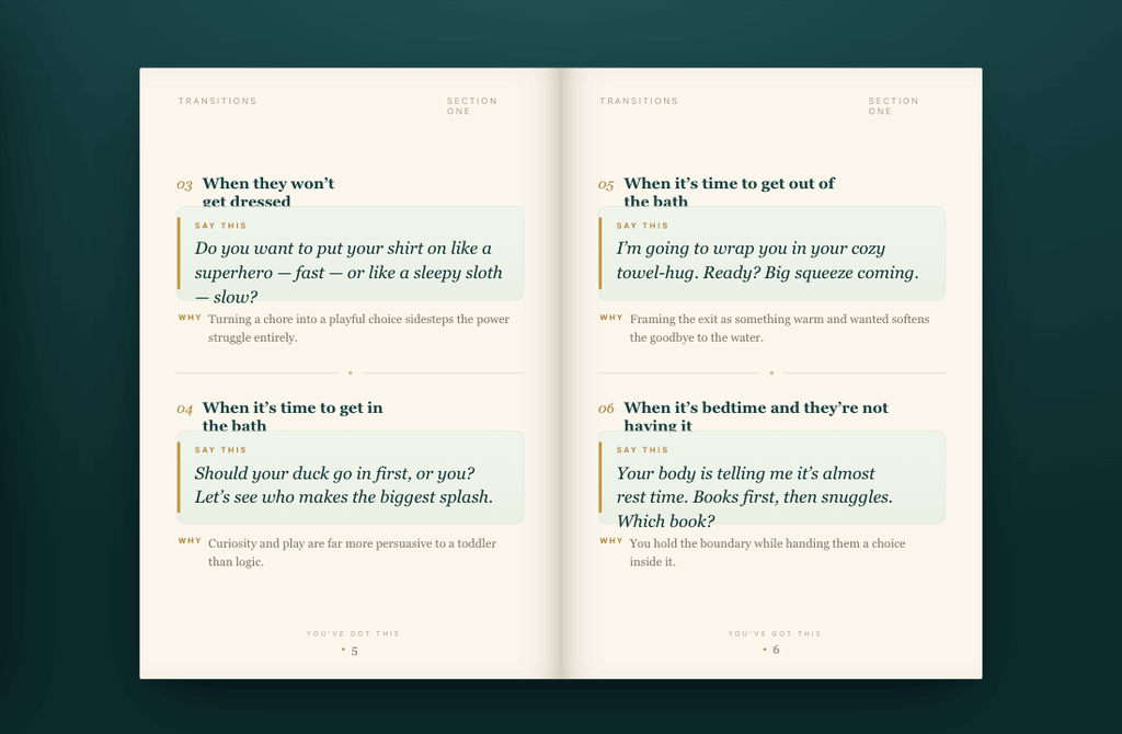 The Gentle Script Library — 101 Calm Phrases for Toddler Power Struggles