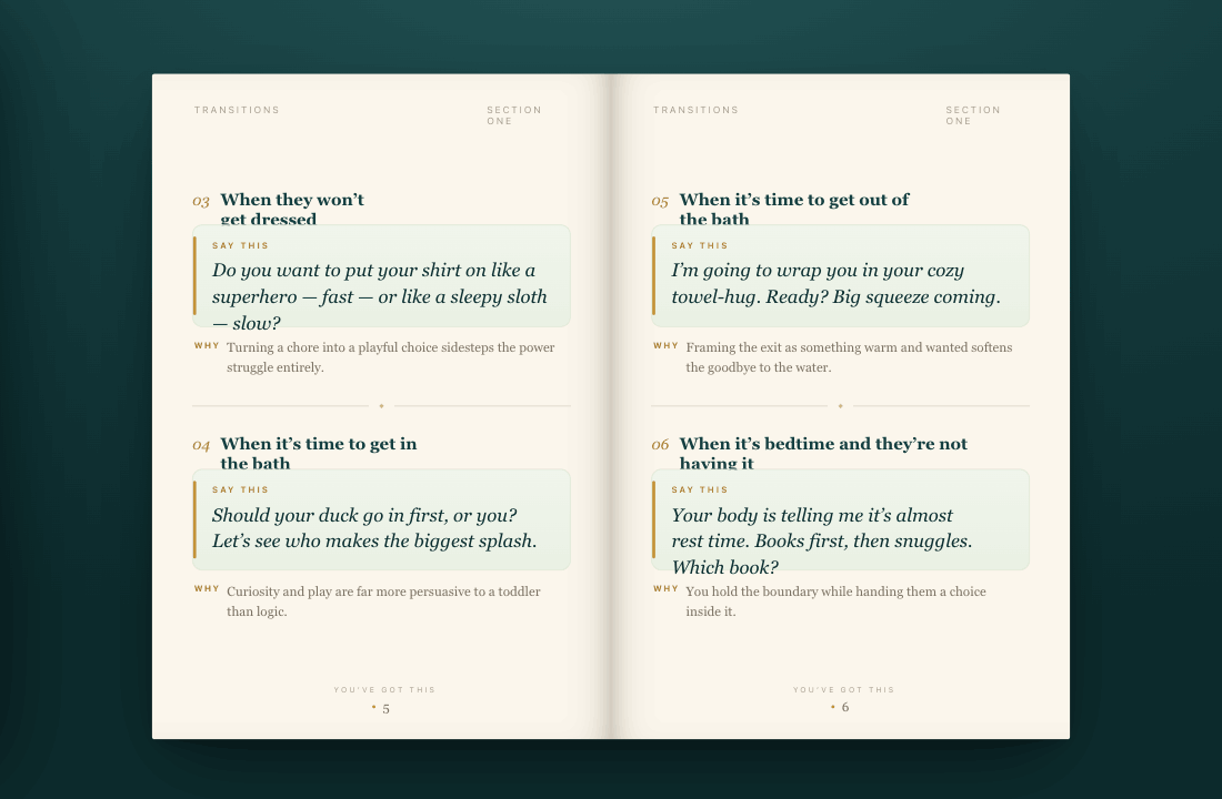The Gentle Script Library — 101 Calm Phrases for Toddler Power Struggles