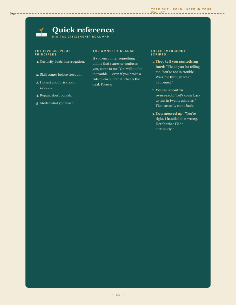 Digital Citizenship Roadmap — Family Screen Time & Phone Guide