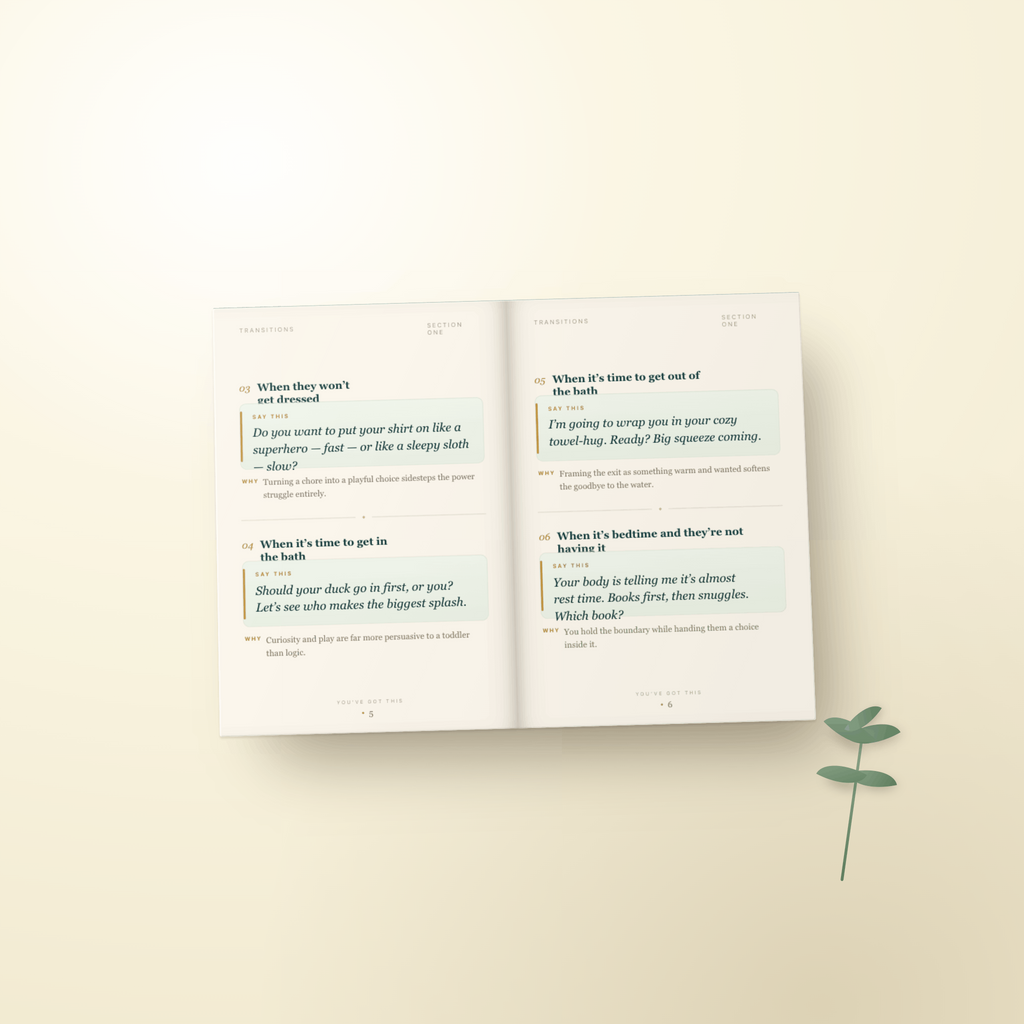 The Gentle Script Library — 101 Calm Phrases for Toddler Power Struggles