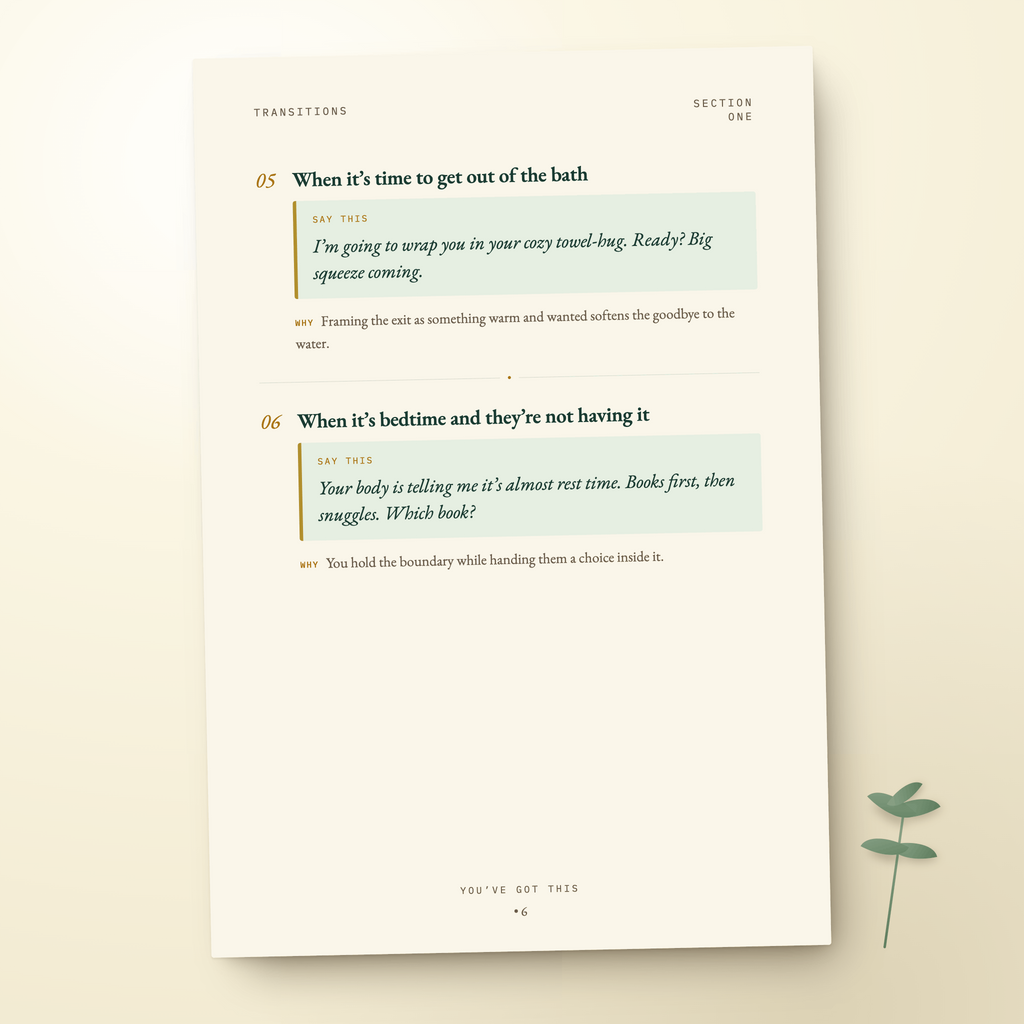 The Gentle Script Library — 101 Calm Phrases for Toddler Power Struggles