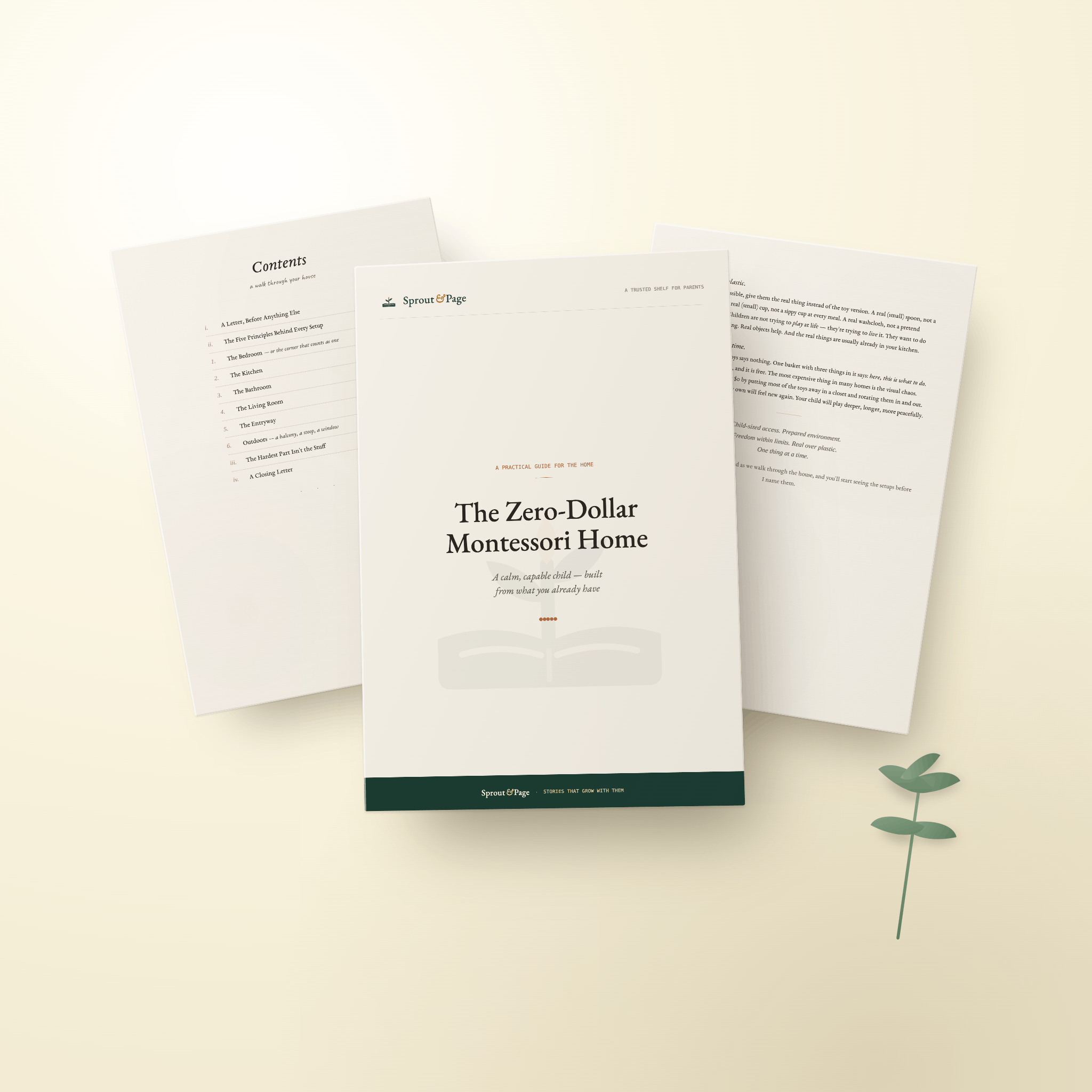 The $0 Montessori Home: Room-by-Room Setup Guide for Real Homes (PDF)