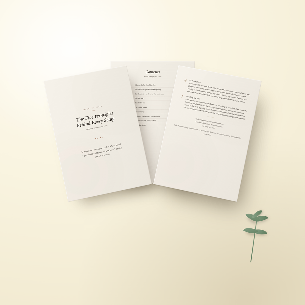 The $0 Montessori Home: Room-by-Room Setup Guide for Real Homes (PDF)