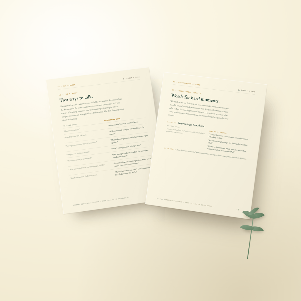 Digital Citizenship Roadmap — Family Screen Time & Phone Guide